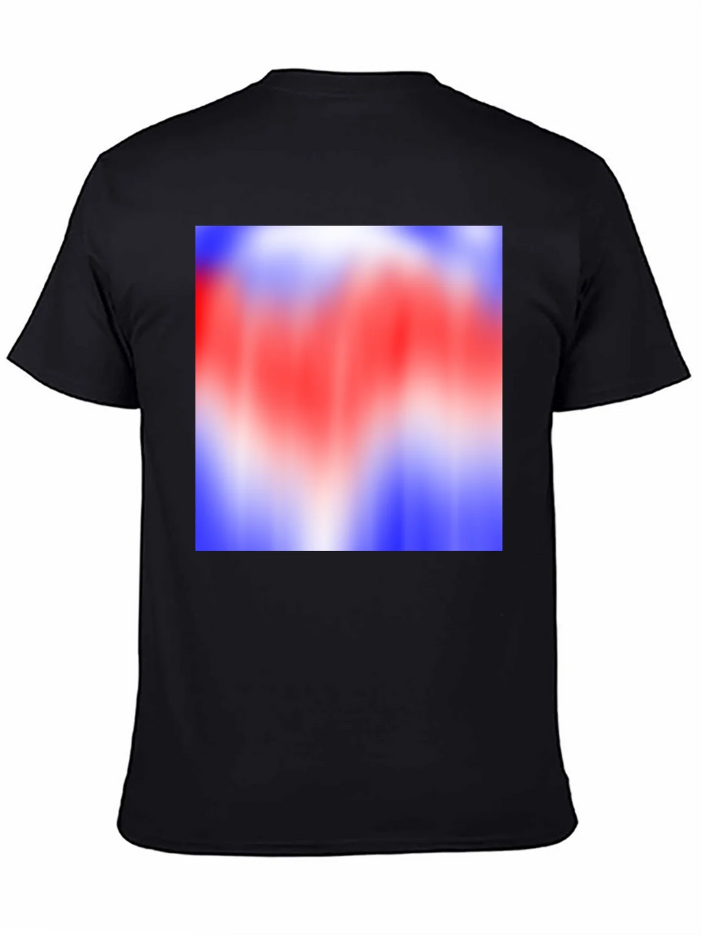 Abstract Color Block Graphic Tee - Black product image 4