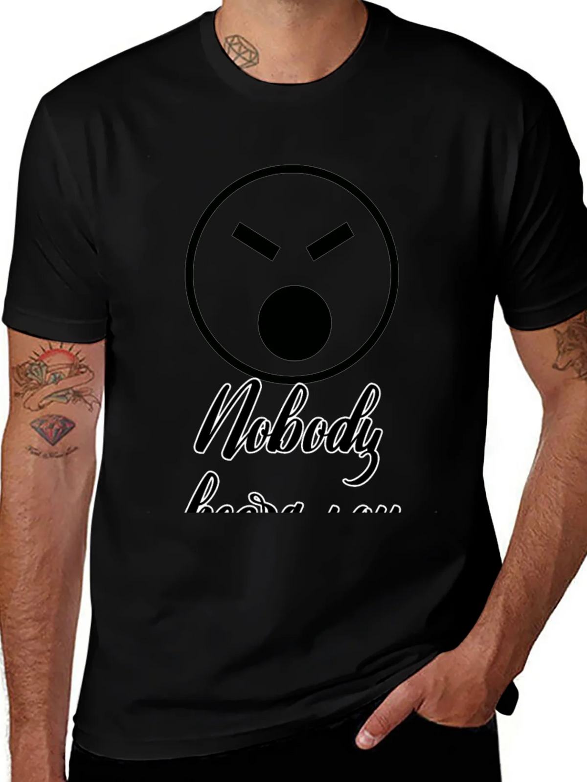 Sarcastic Graphic T-Shirt - Nobody Hears You product image 1