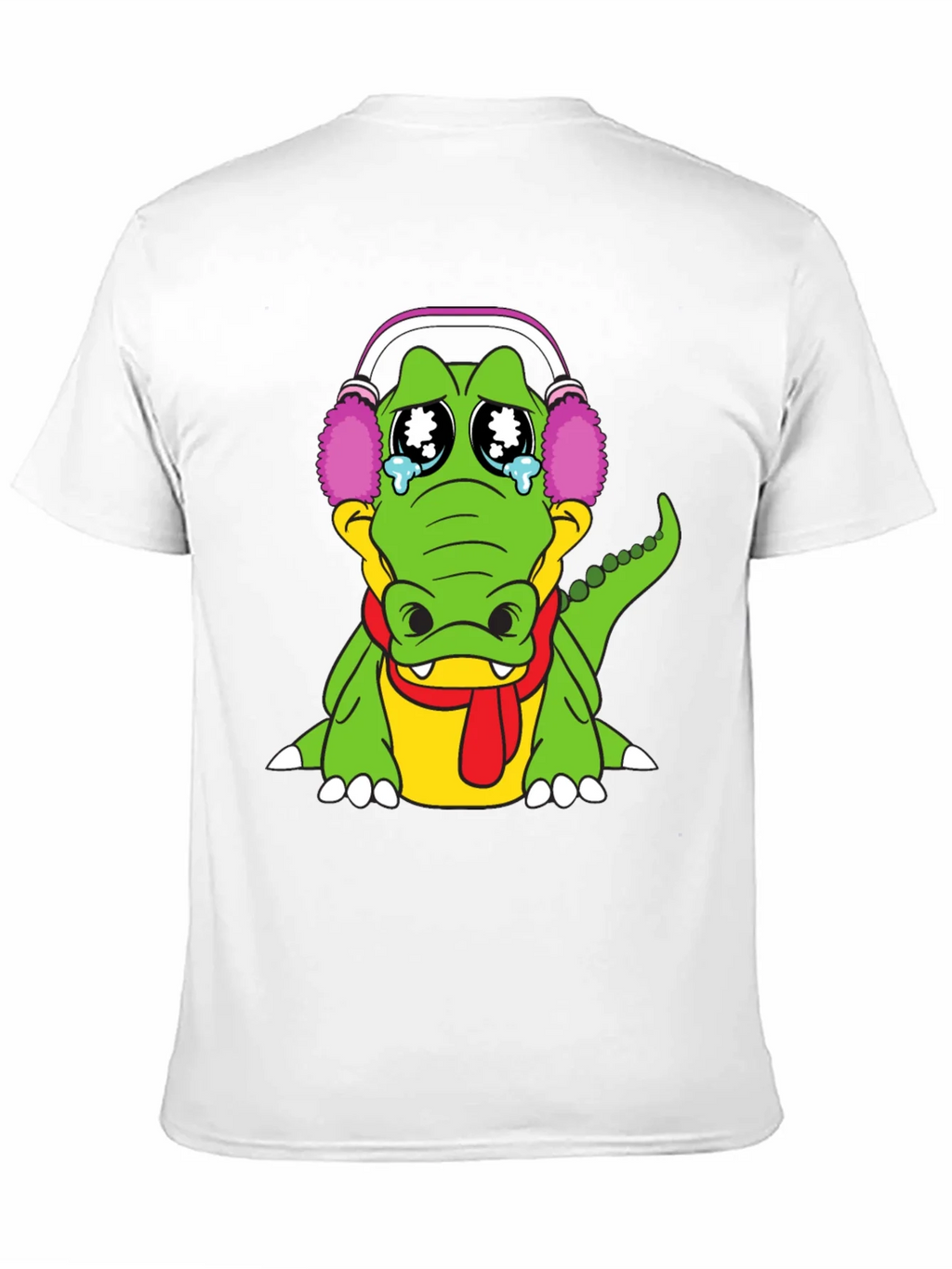 Sad Alligator Black T-Shirt product image 9