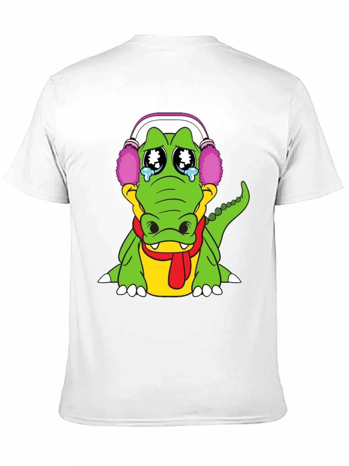 Sad Alligator Black T-Shirt product image 9