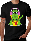 Sad Alligator Black T-Shirt product image 1