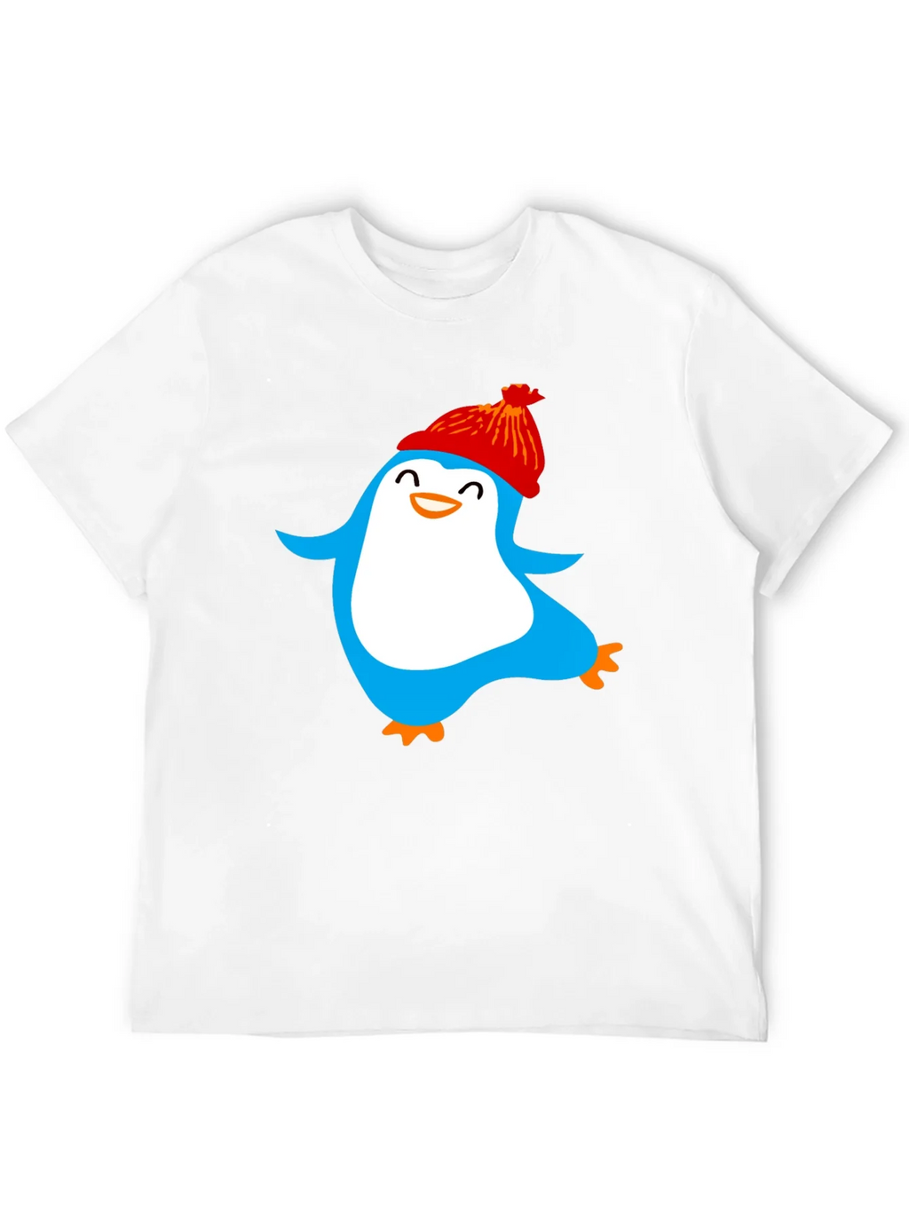 Fun Penguin Graphic Tee - Cozy Winter Style