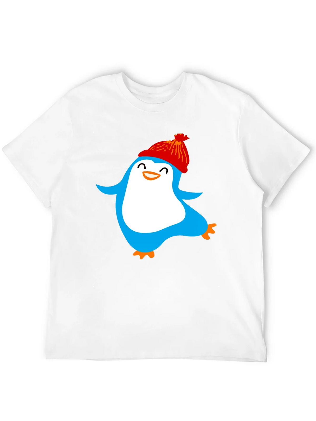 Fun Penguin Graphic Tee - Cozy Winter Style