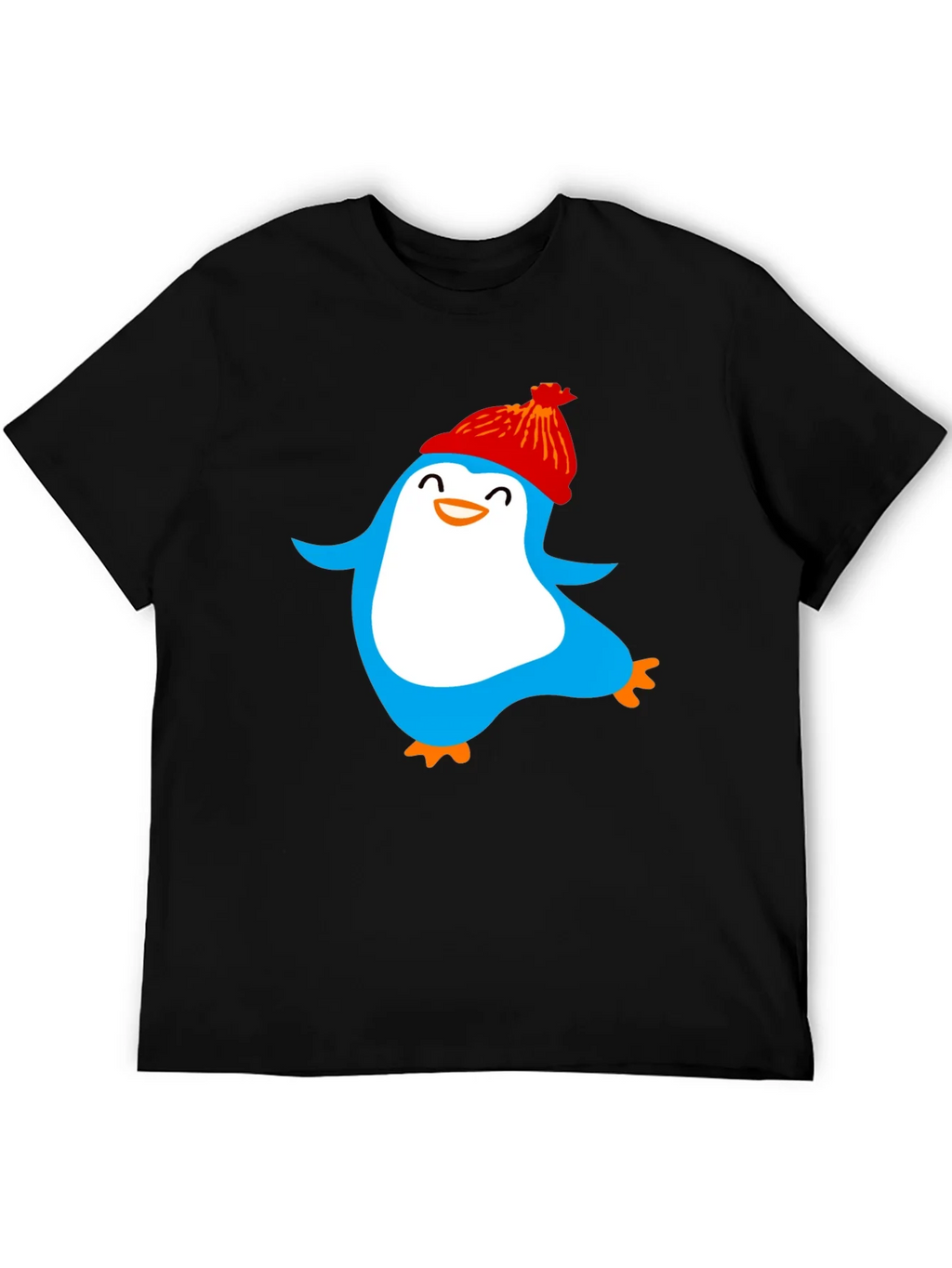 Fun Penguin Graphic Tee - Cozy Winter Style