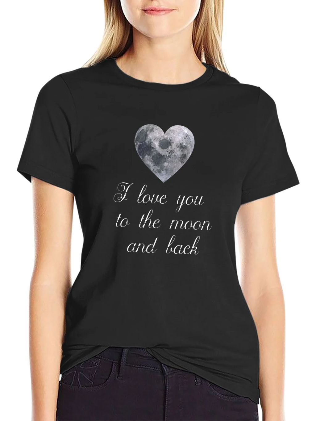 I Love You to the Moon and Back Graphic T-Shirt product image 2