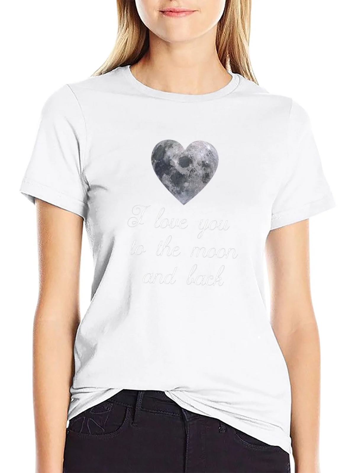 I Love You to the Moon and Back Graphic T-Shirt product image 4