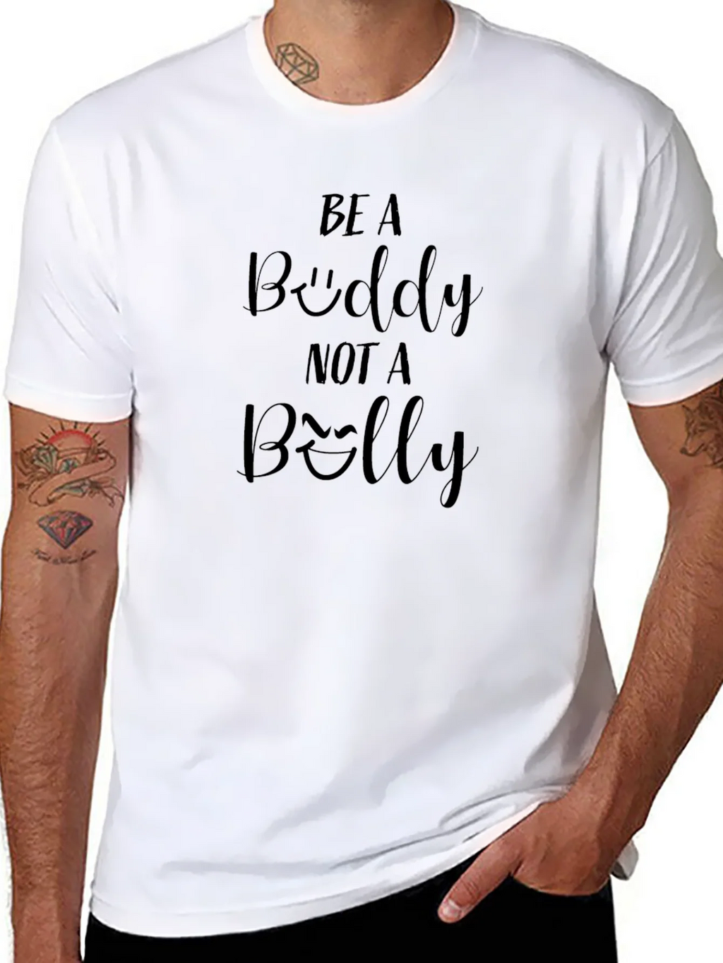 Be a Buddy Not a Belly Graphic Tee product image 5