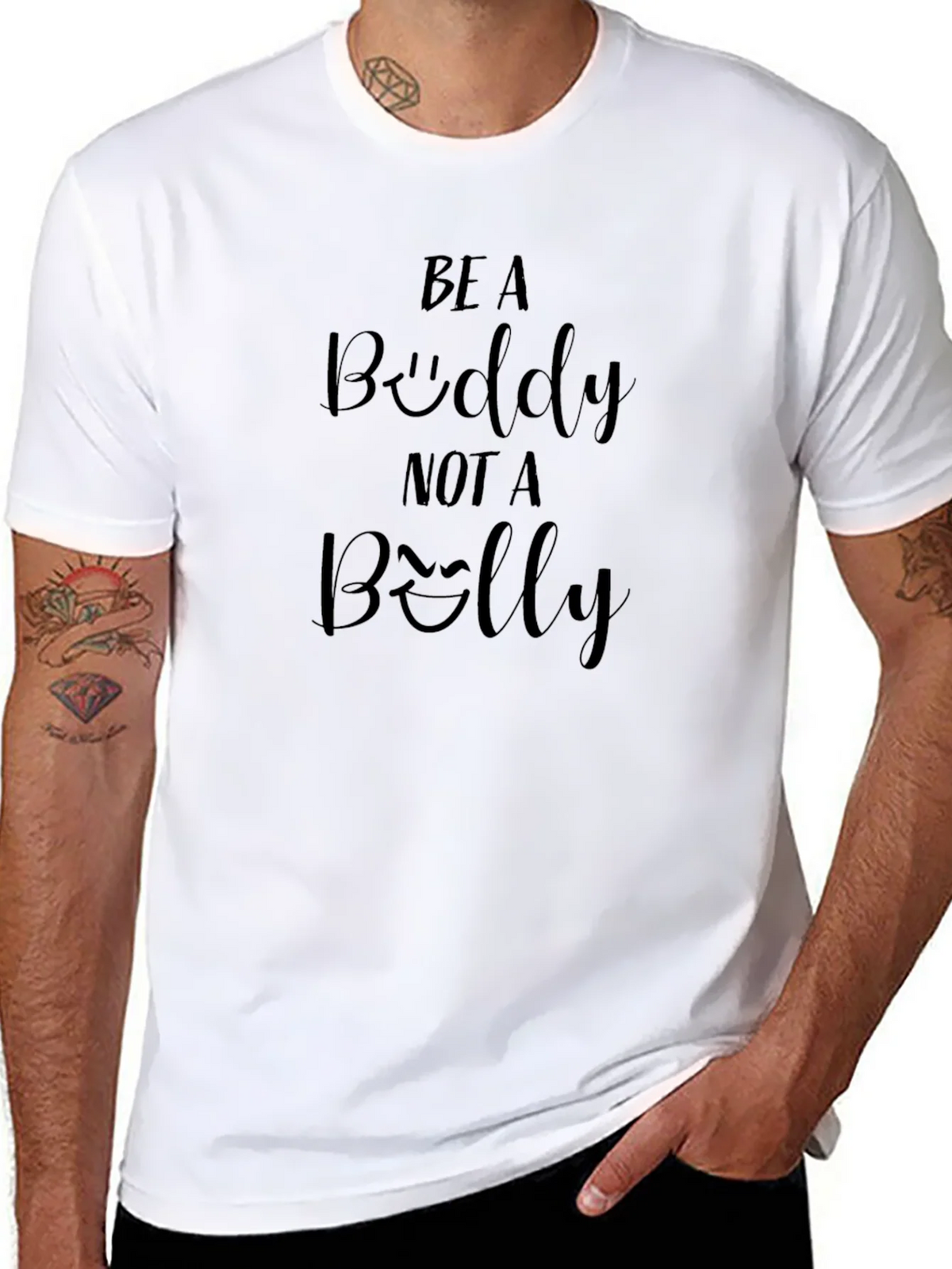 Be a Buddy Not a Belly Graphic Tee product image 5