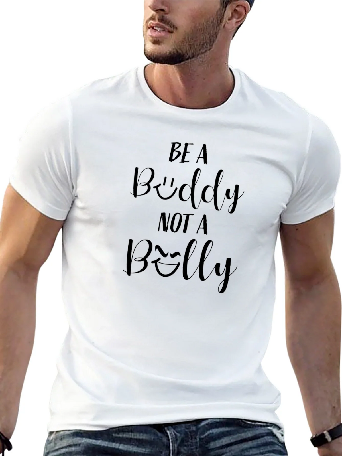 Be a Buddy Not a Belly Graphic Tee product image 9