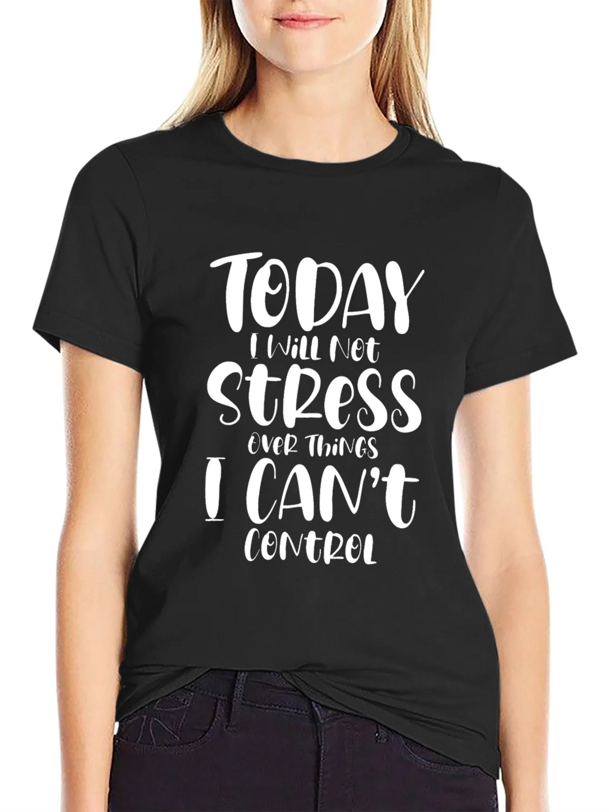 Today I Will Not Stress T-Shirt Relaxed Fit product image 2