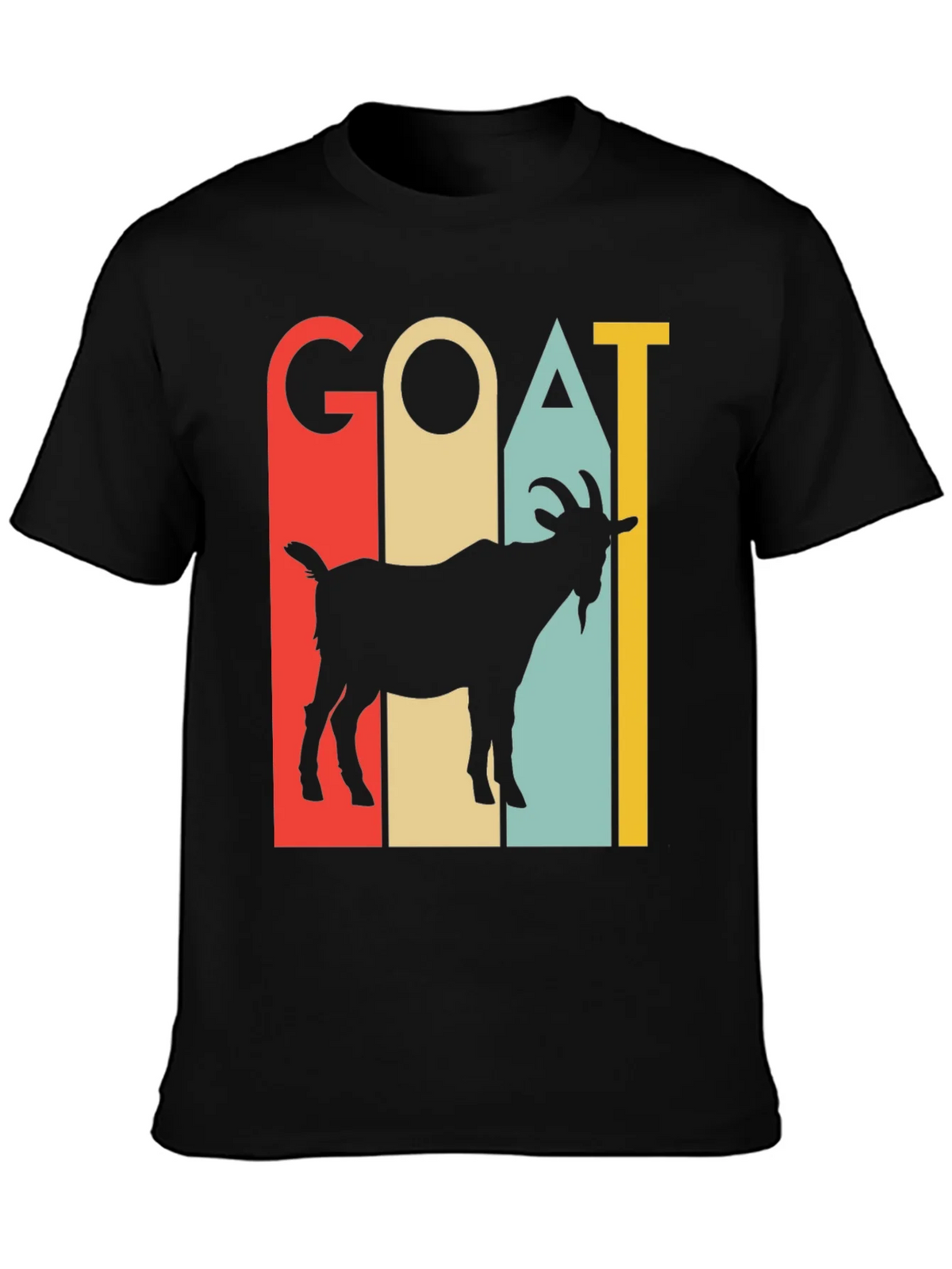 Retro Goat Graphic Tee - Greatest of All Time T-Shirt product image 3