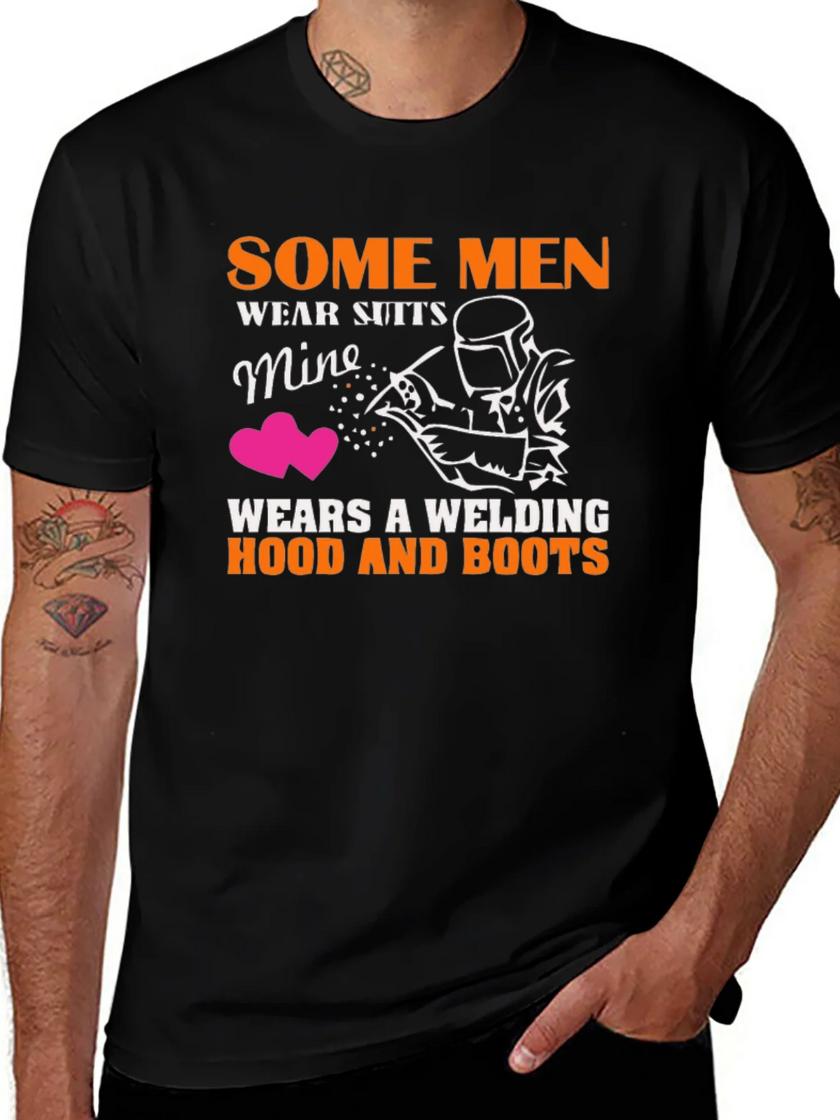 Welding Hood and Boots Graphic T-Shirt product image 1