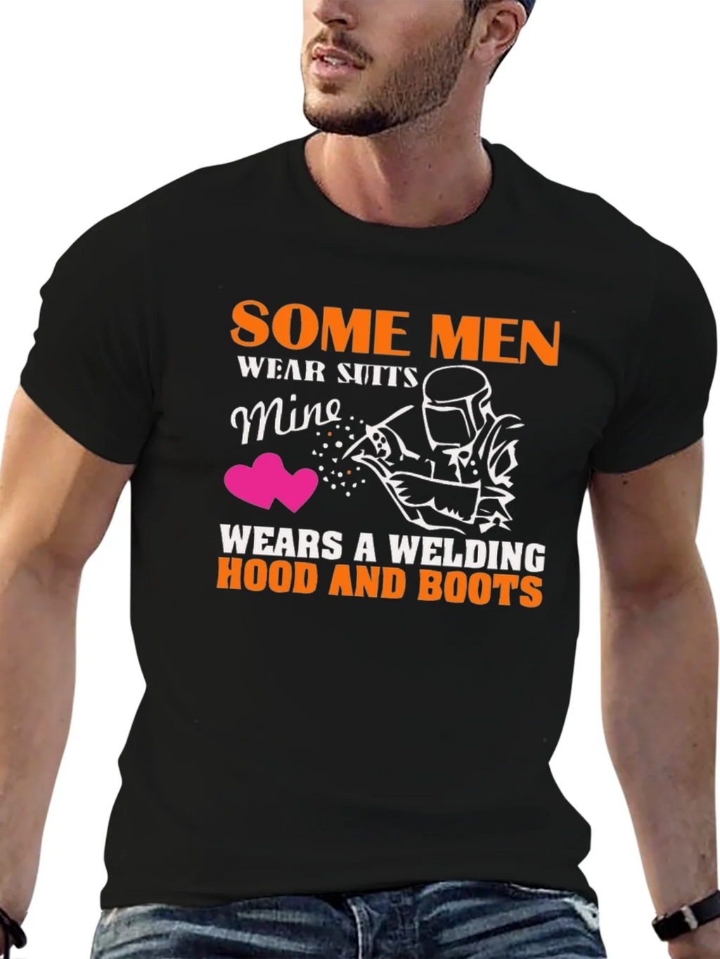 Welding Hood and Boots Graphic T-Shirt product image 6
