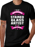 Stained Glass Artist T-Shirt - Superwoman Close Enough product image 1