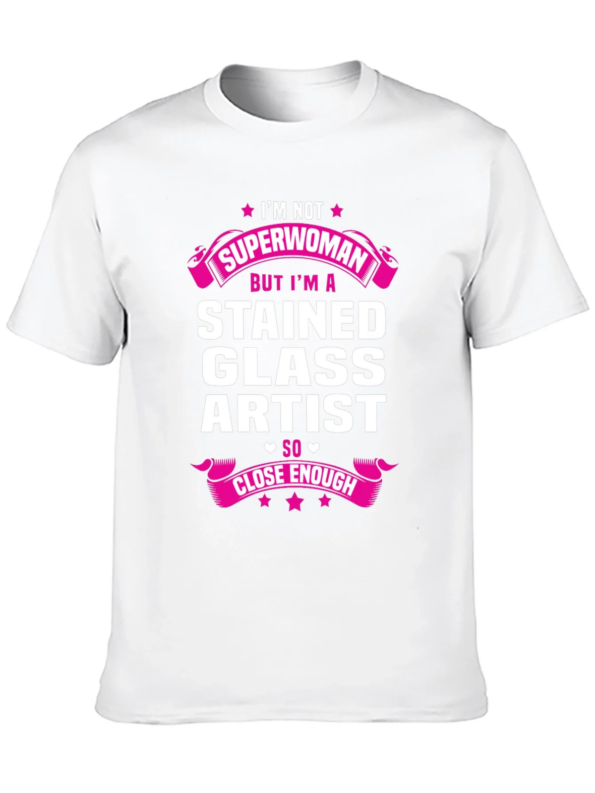 Stained Glass Artist T-Shirt - Superwoman Close Enough product image 9