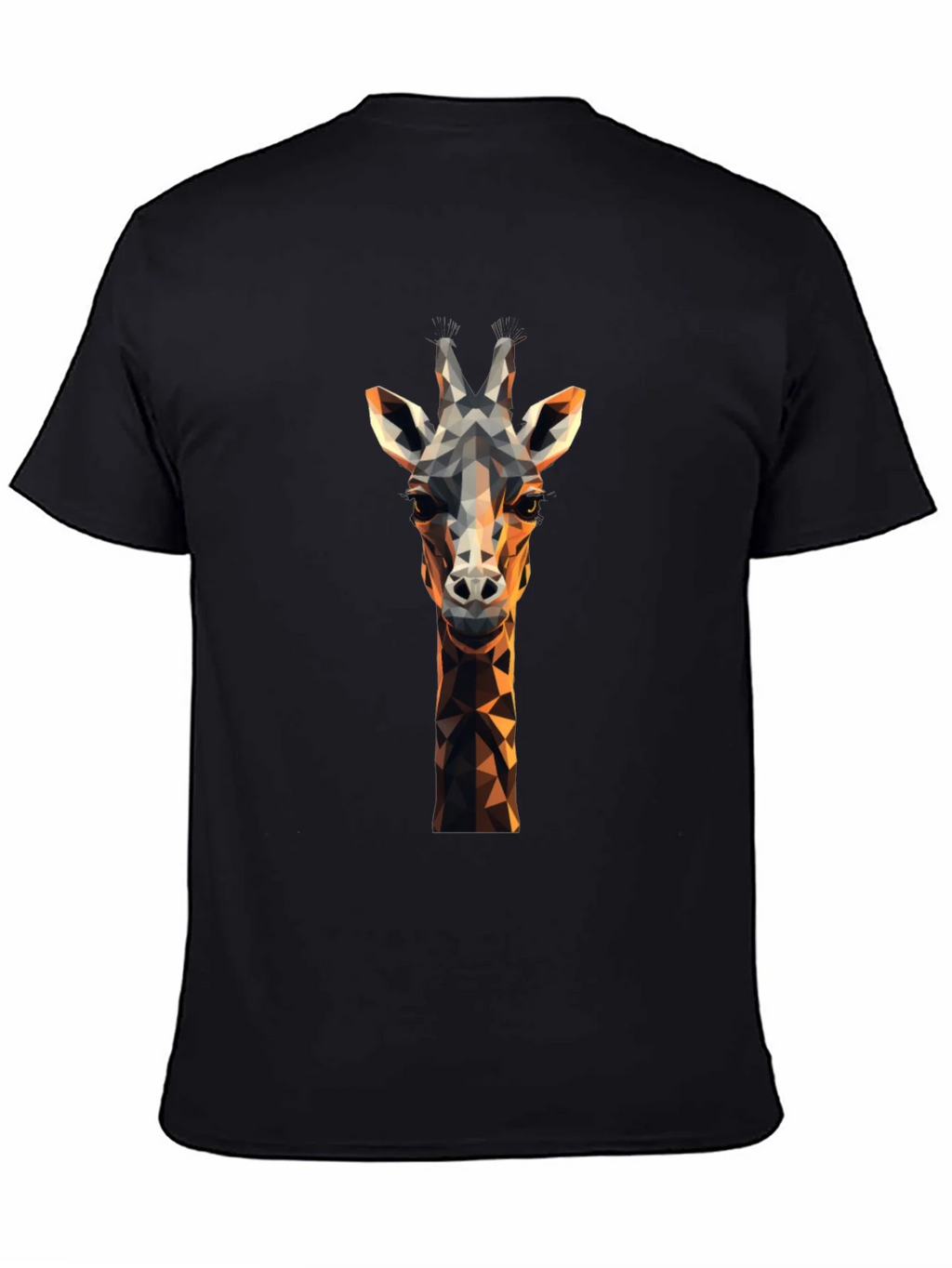 Geometric Giraffe Graphic Tee - Modern Animal Lovers Shirt product image 1