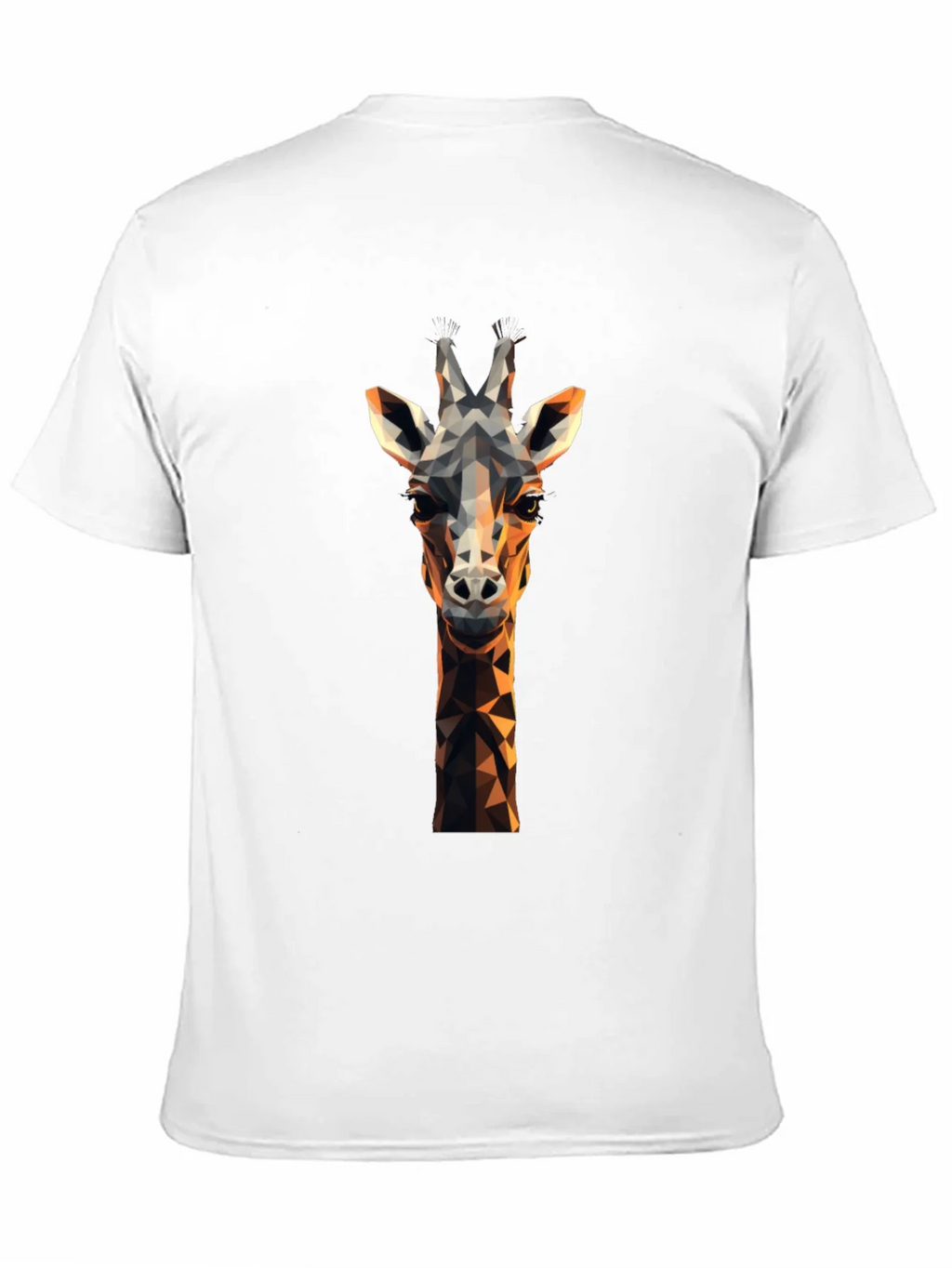 Geometric Giraffe Graphic Tee - Modern Animal Lovers Shirt product image 6