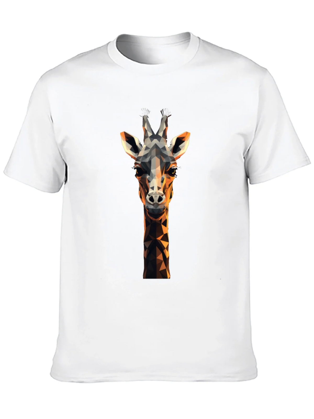 Geometric Giraffe Graphic Tee - Modern Animal Lovers Shirt product image 5