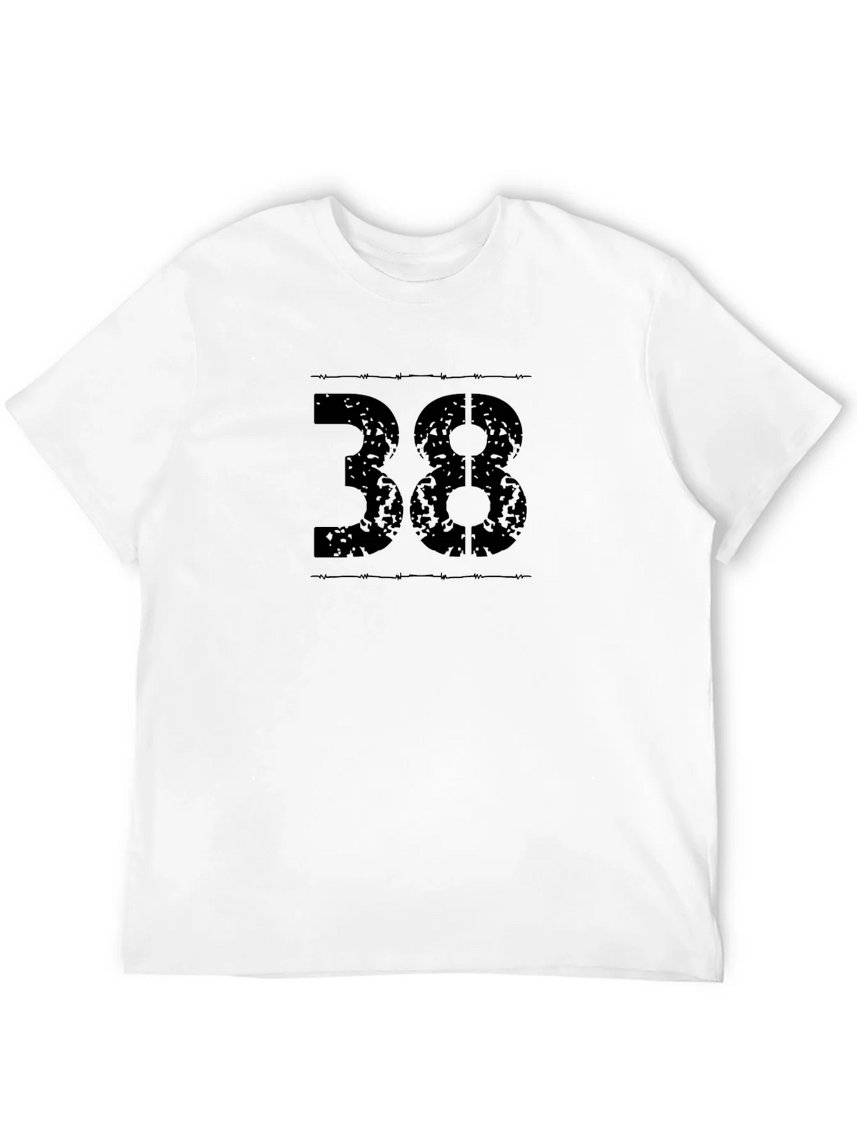Black T-Shirt - Number 38 Graphic Tee product image 11