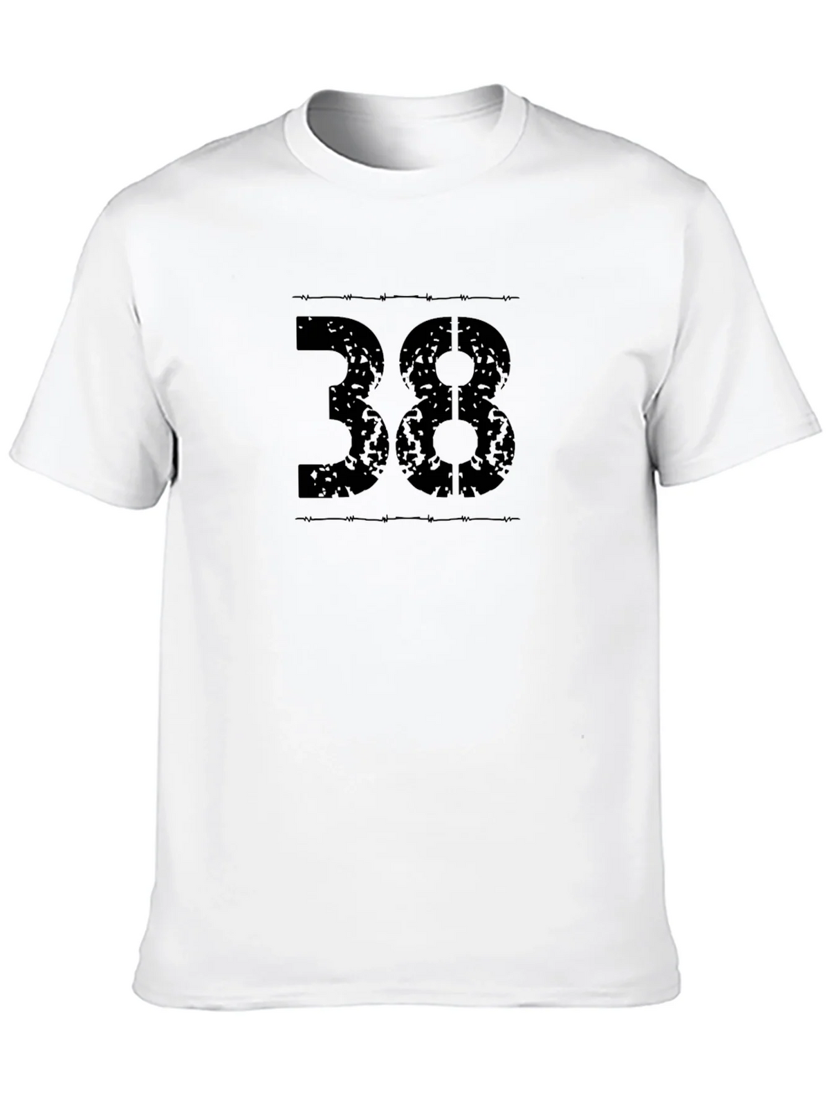Black T-Shirt - Number 38 Graphic Tee product image 9