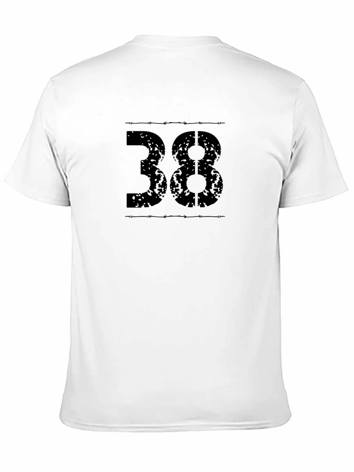 Black T-Shirt - Number 38 Graphic Tee product image 10