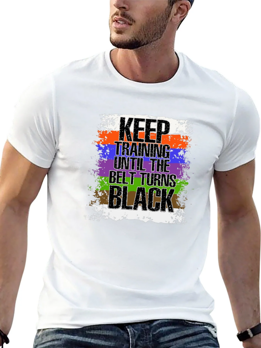 Keep Training Until Black Belt T-Shirt Jiu Jitsu product image 12