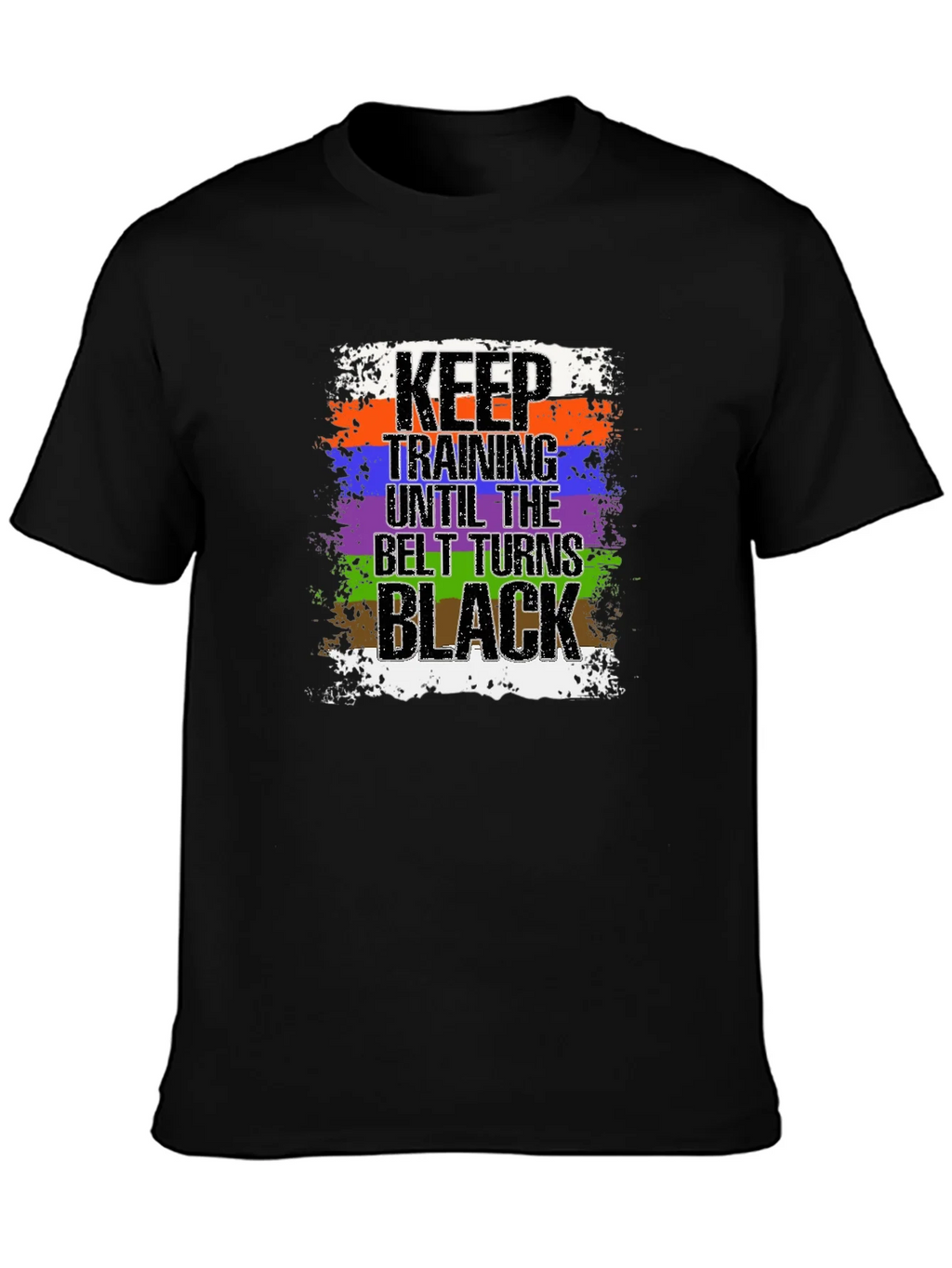 Keep Training Until Black Belt T-Shirt Jiu Jitsu product image 3