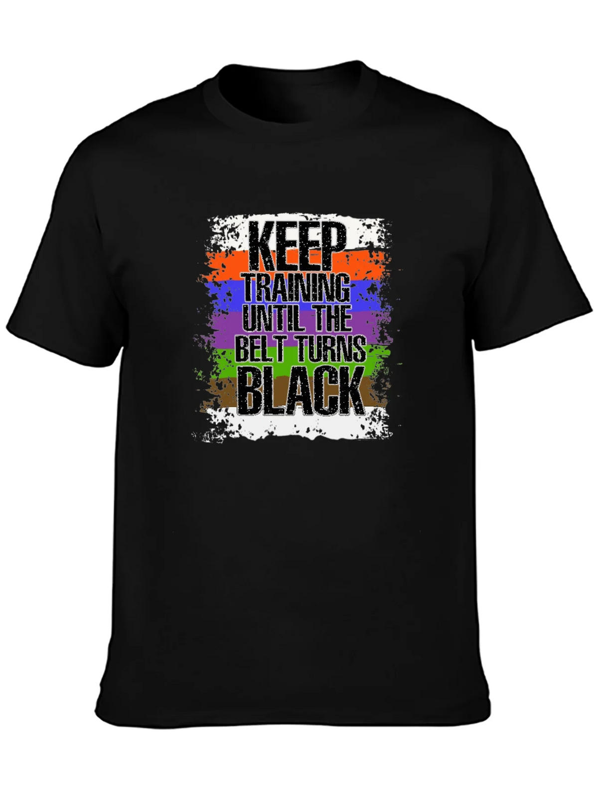 Keep Training Until Black Belt T-Shirt Jiu Jitsu product image 3