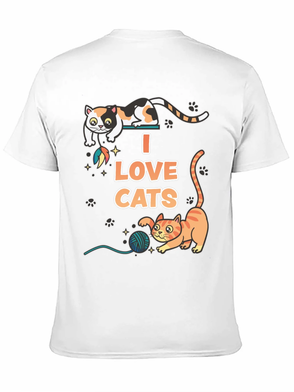 I Love Cats Graphic T-Shirt product image 10