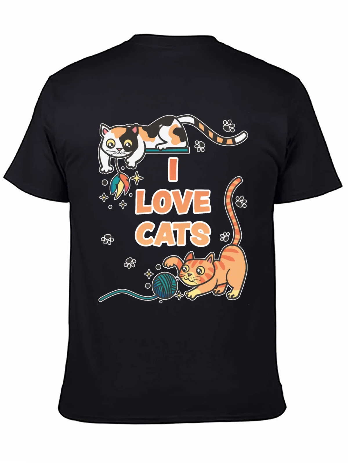 I Love Cats Graphic T-Shirt product image 4