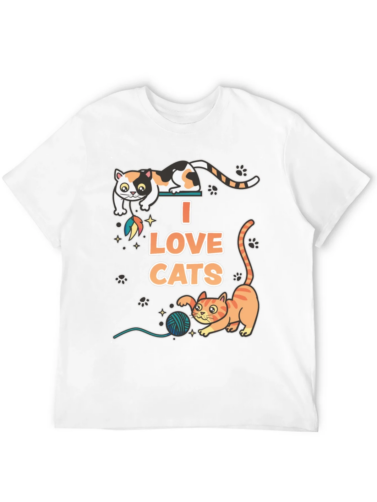 I Love Cats Graphic T-Shirt product image 11