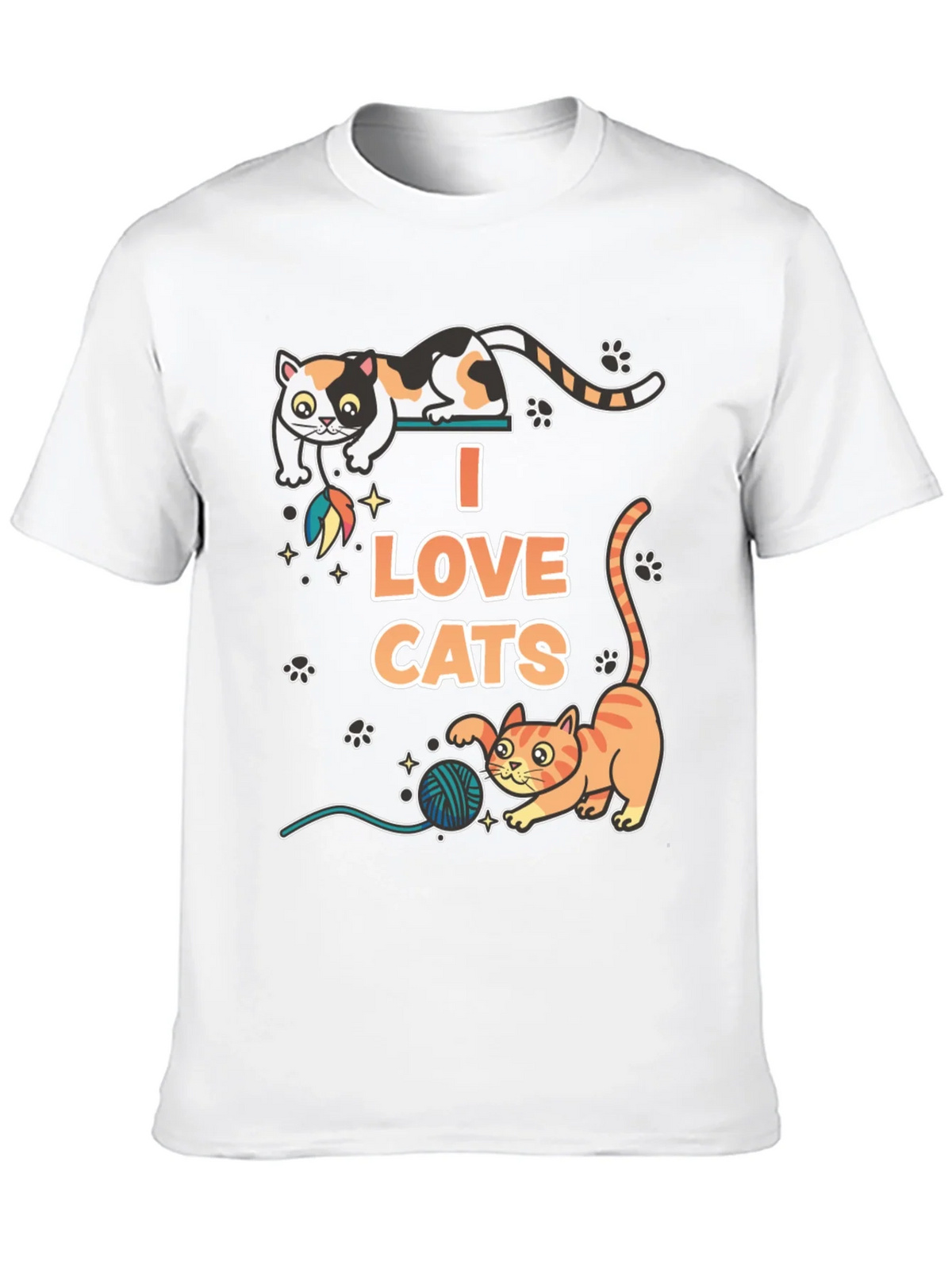 I Love Cats Graphic T-Shirt product image 9