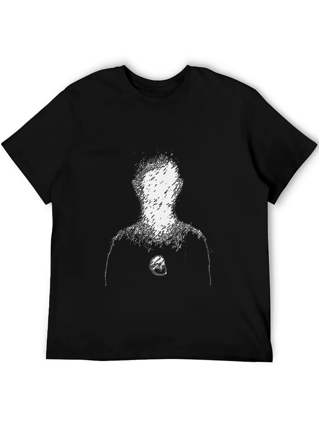 Abstract Figure Graphic Tee - Black product image 5