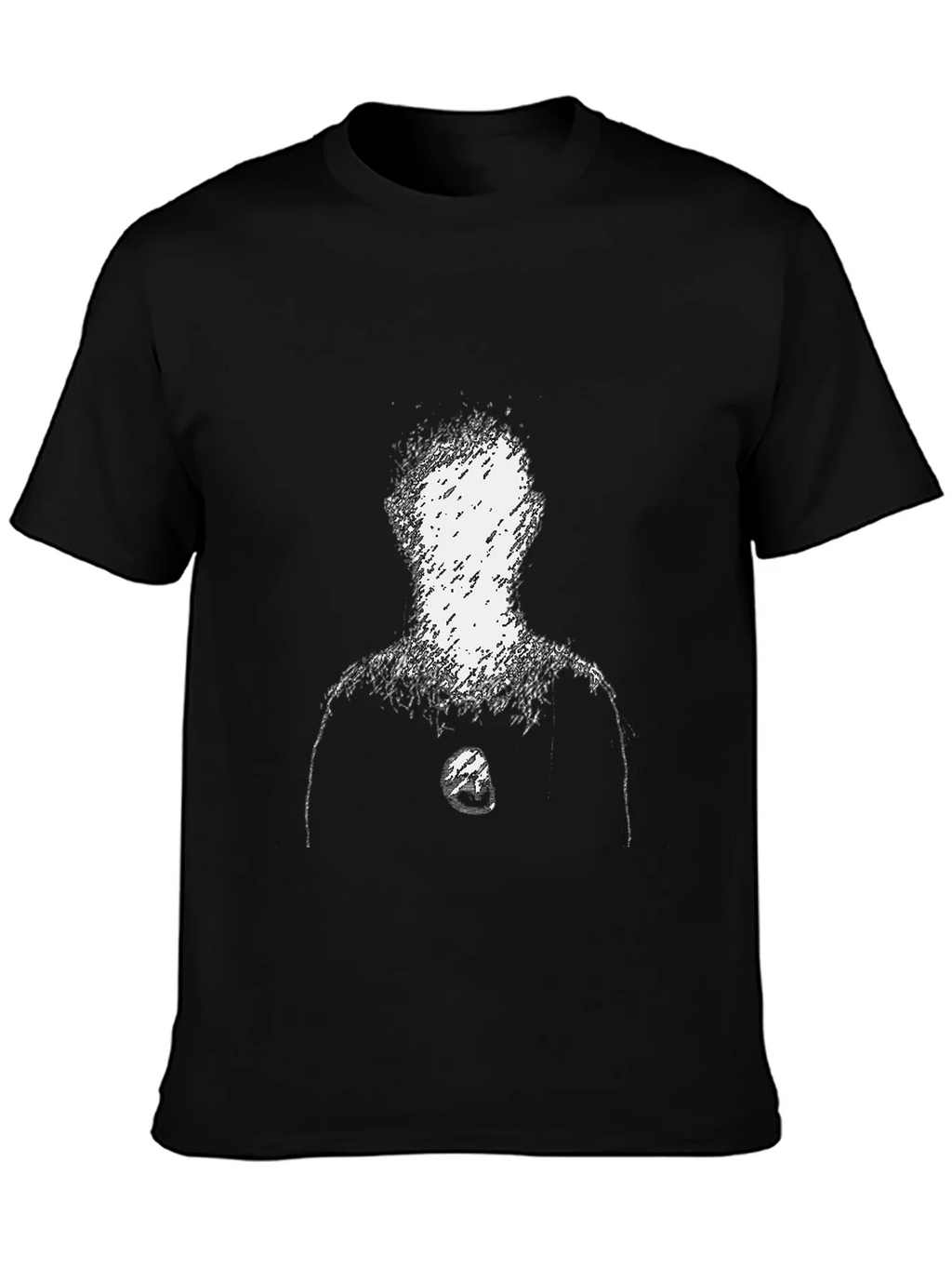 Abstract Figure Graphic Tee - Black product image 3
