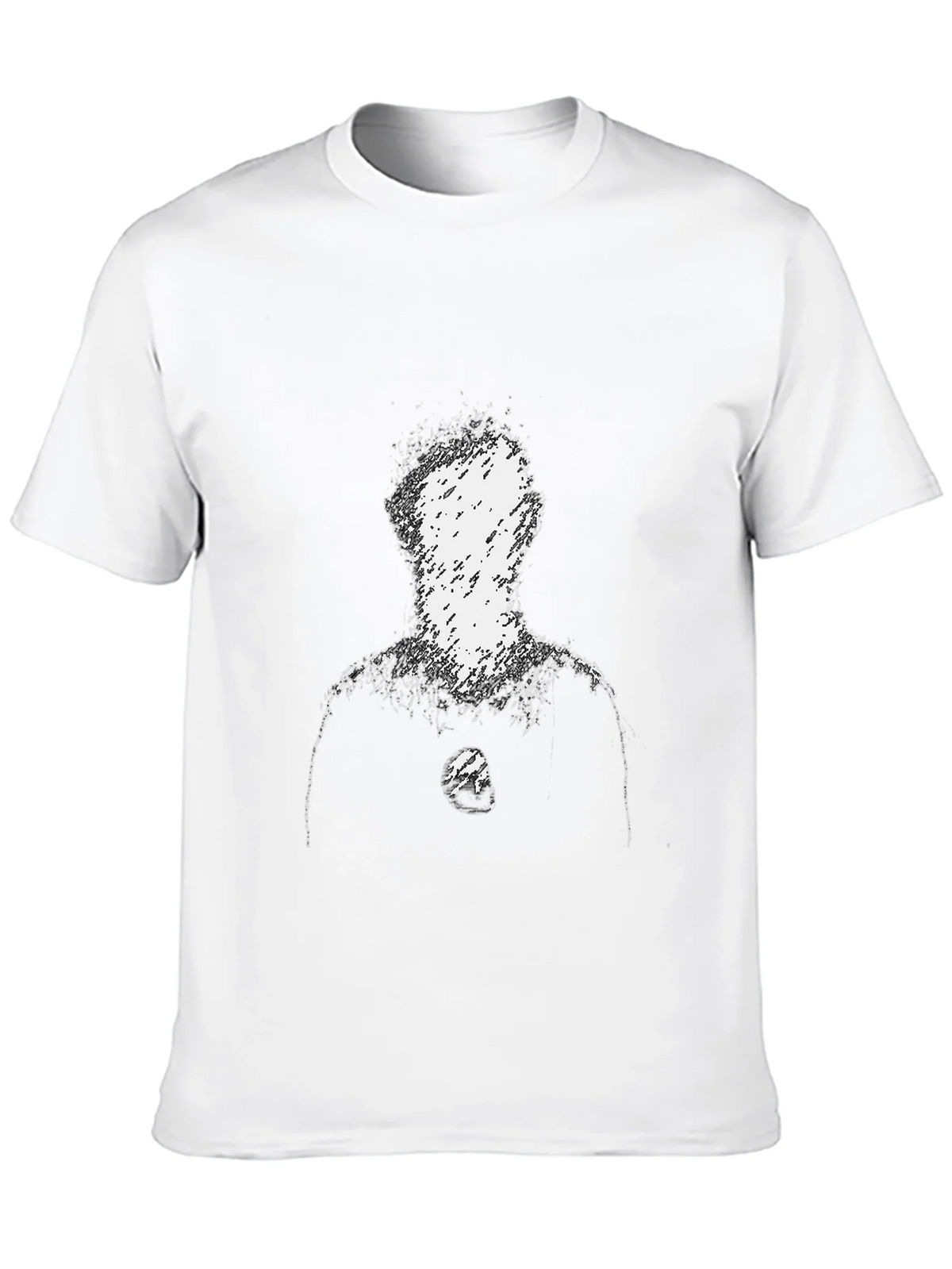 Abstract Figure Graphic Tee - Black product image 9