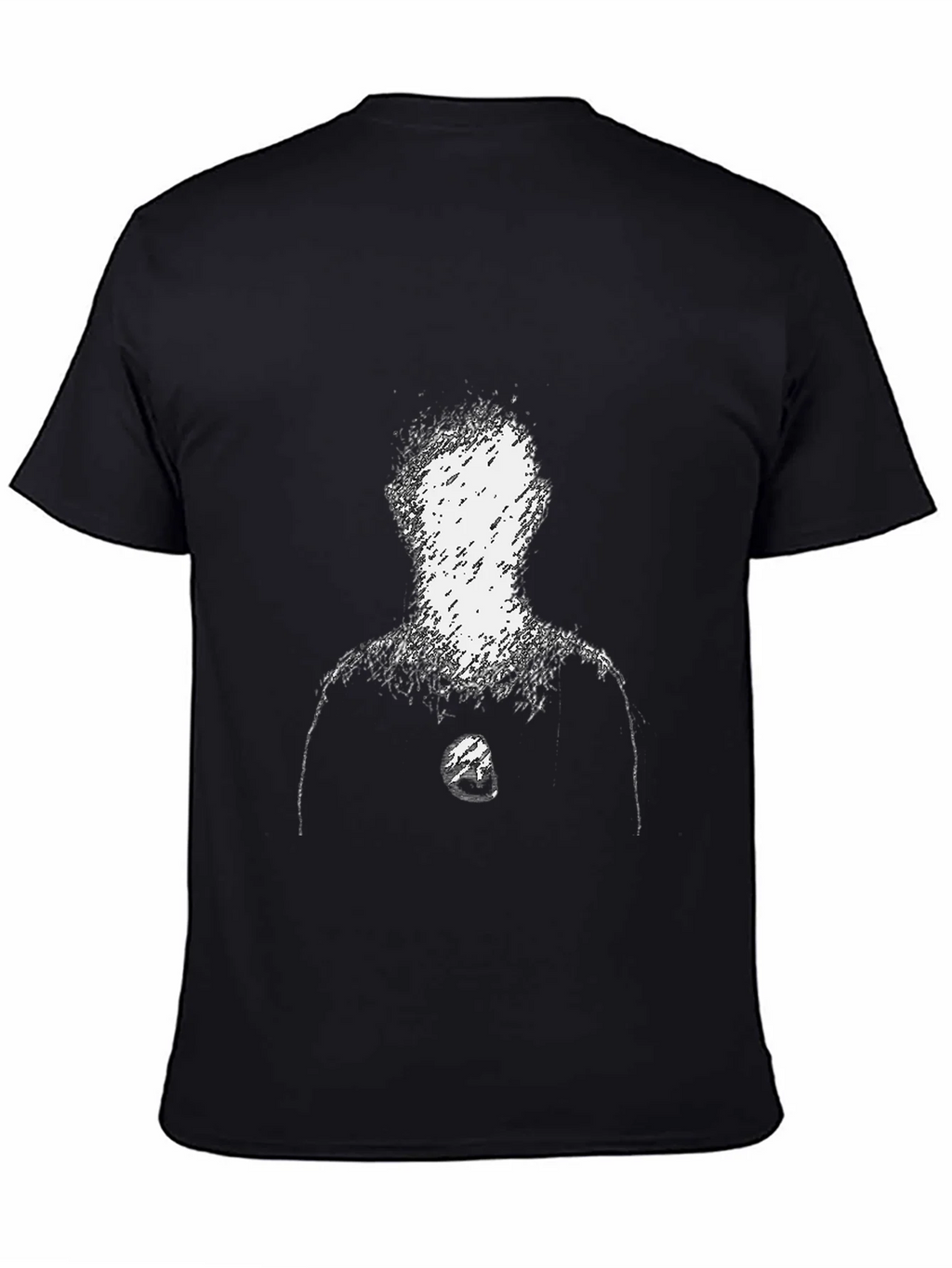 Abstract Figure Graphic Tee - Black product image 4