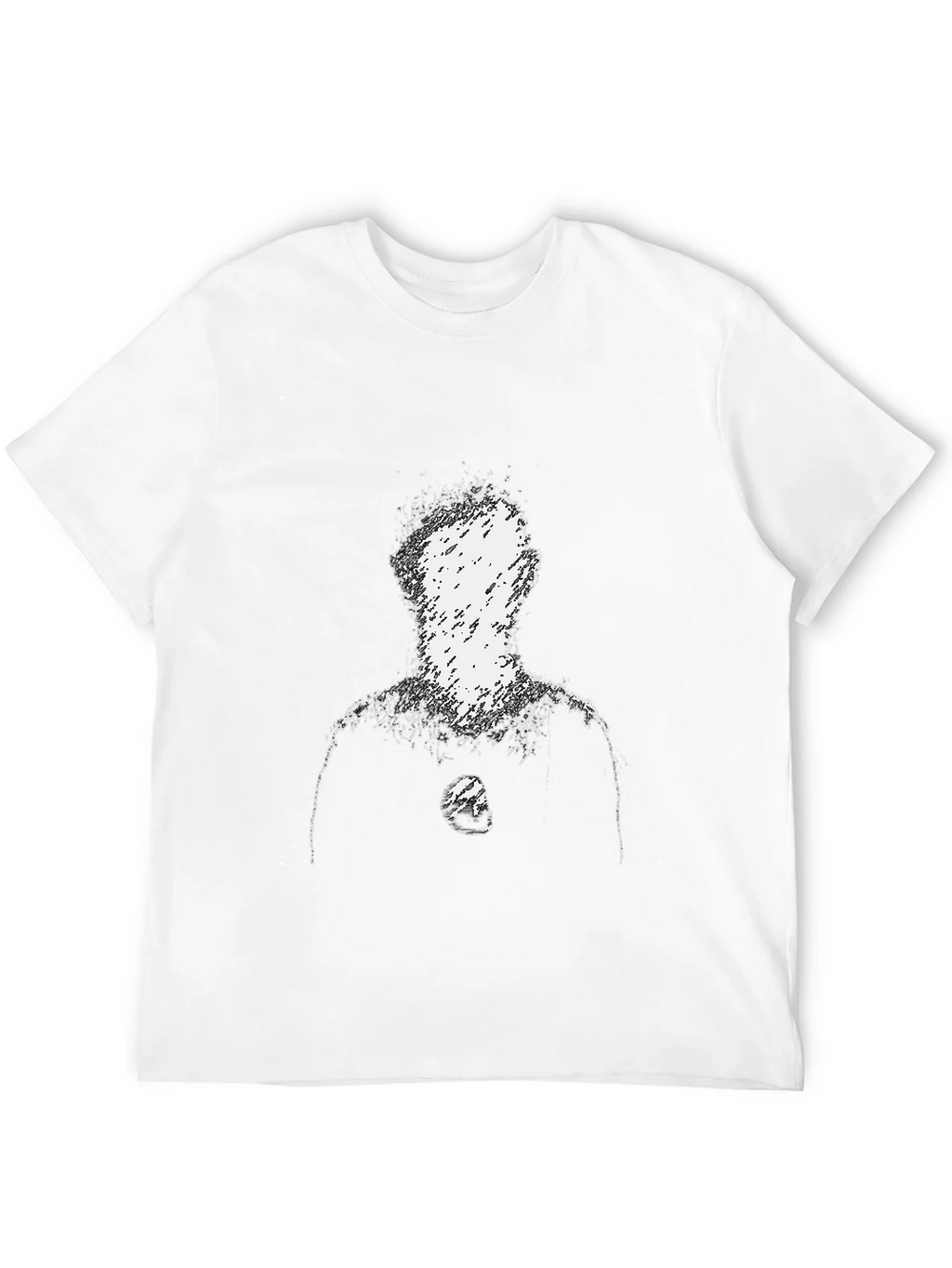 Abstract Figure Graphic Tee - Black product image 11