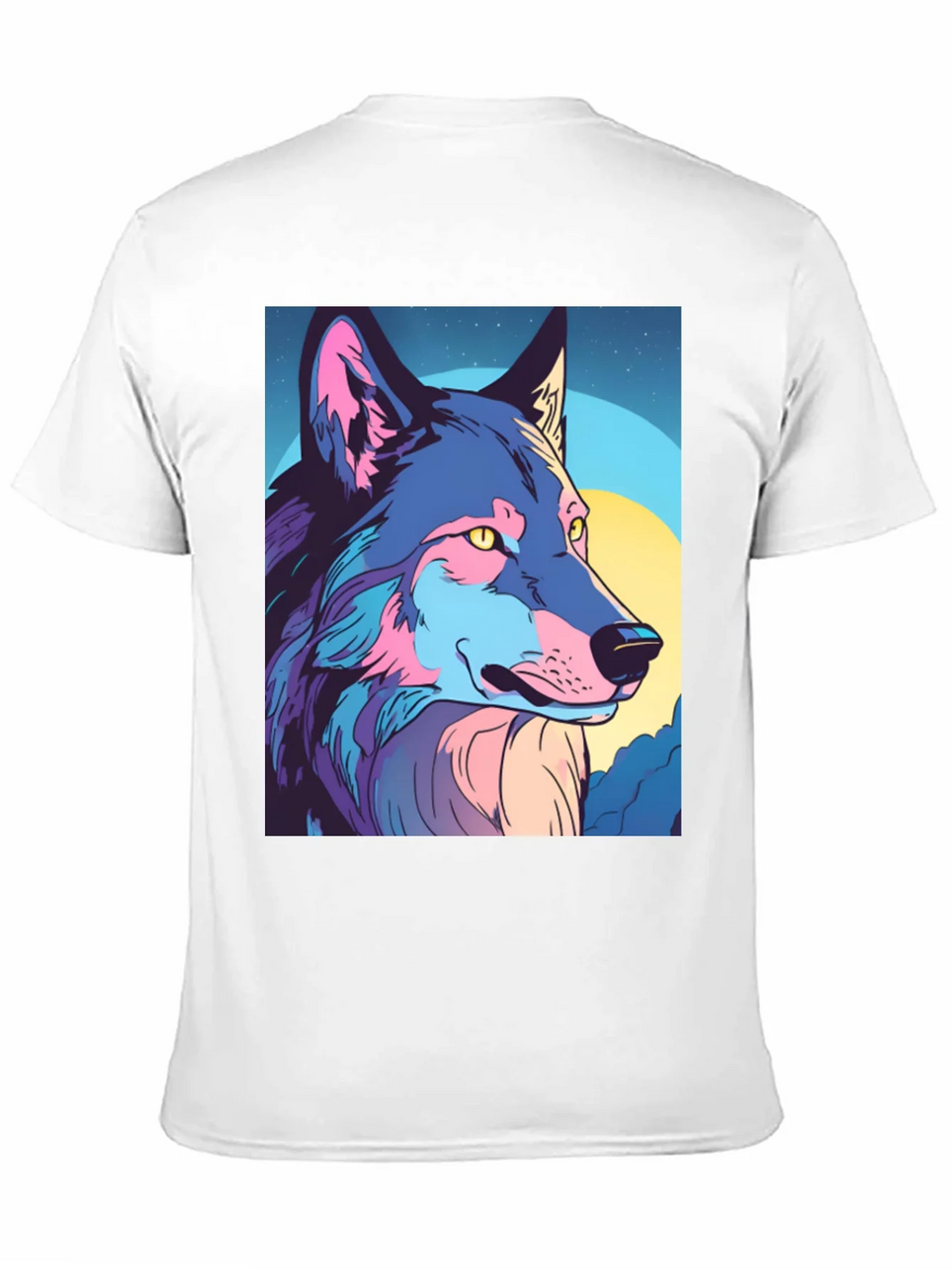 Wolf Graphic Tee - Stylish Mens Black T-Shirt product image 10
