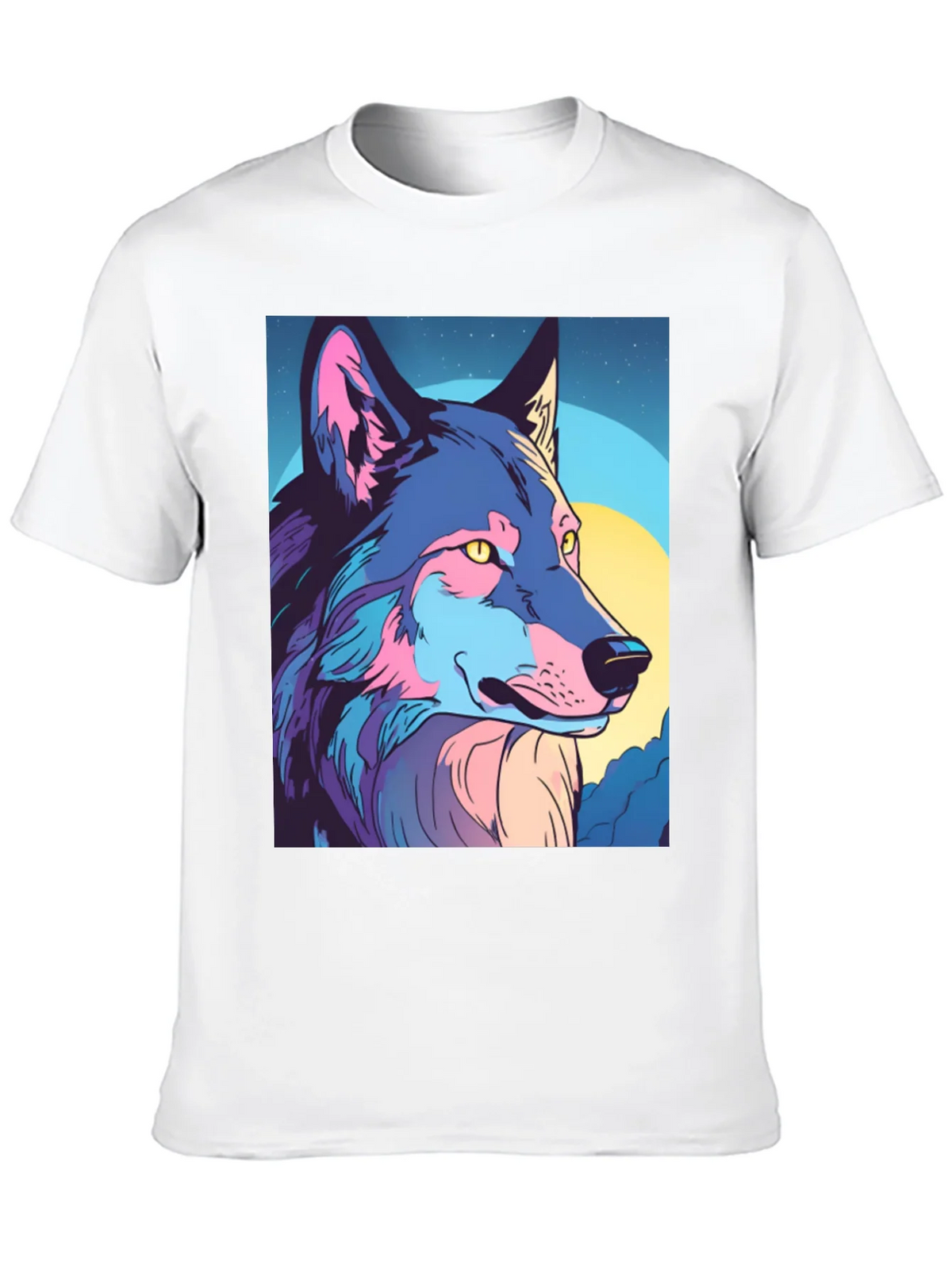 Wolf Graphic Tee - Stylish Mens Black T-Shirt product image 9