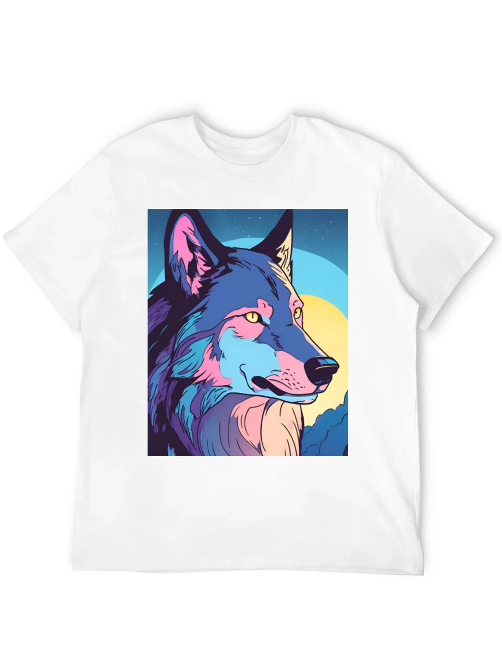 Wolf Graphic Tee - Stylish Mens Black T-Shirt product image 11