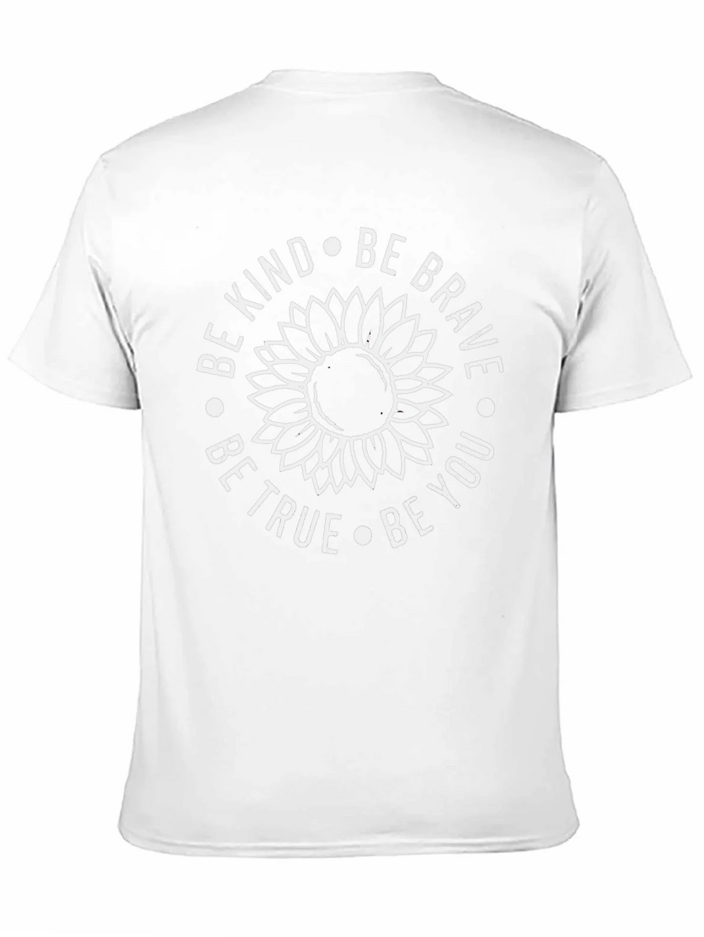 Be Kind Sunflower Graphic T-Shirt - Unisex Black Tee product image 10