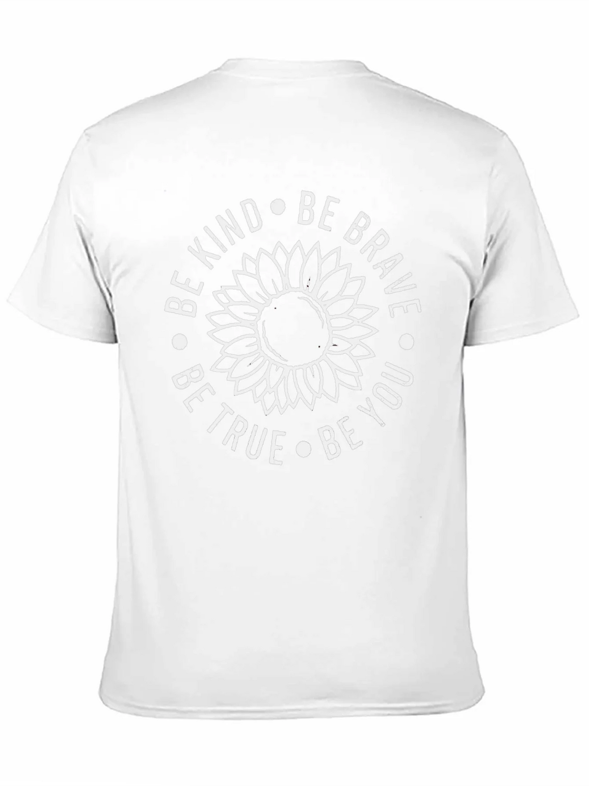 Be Kind Sunflower Graphic T-Shirt - Unisex Black Tee product image 10