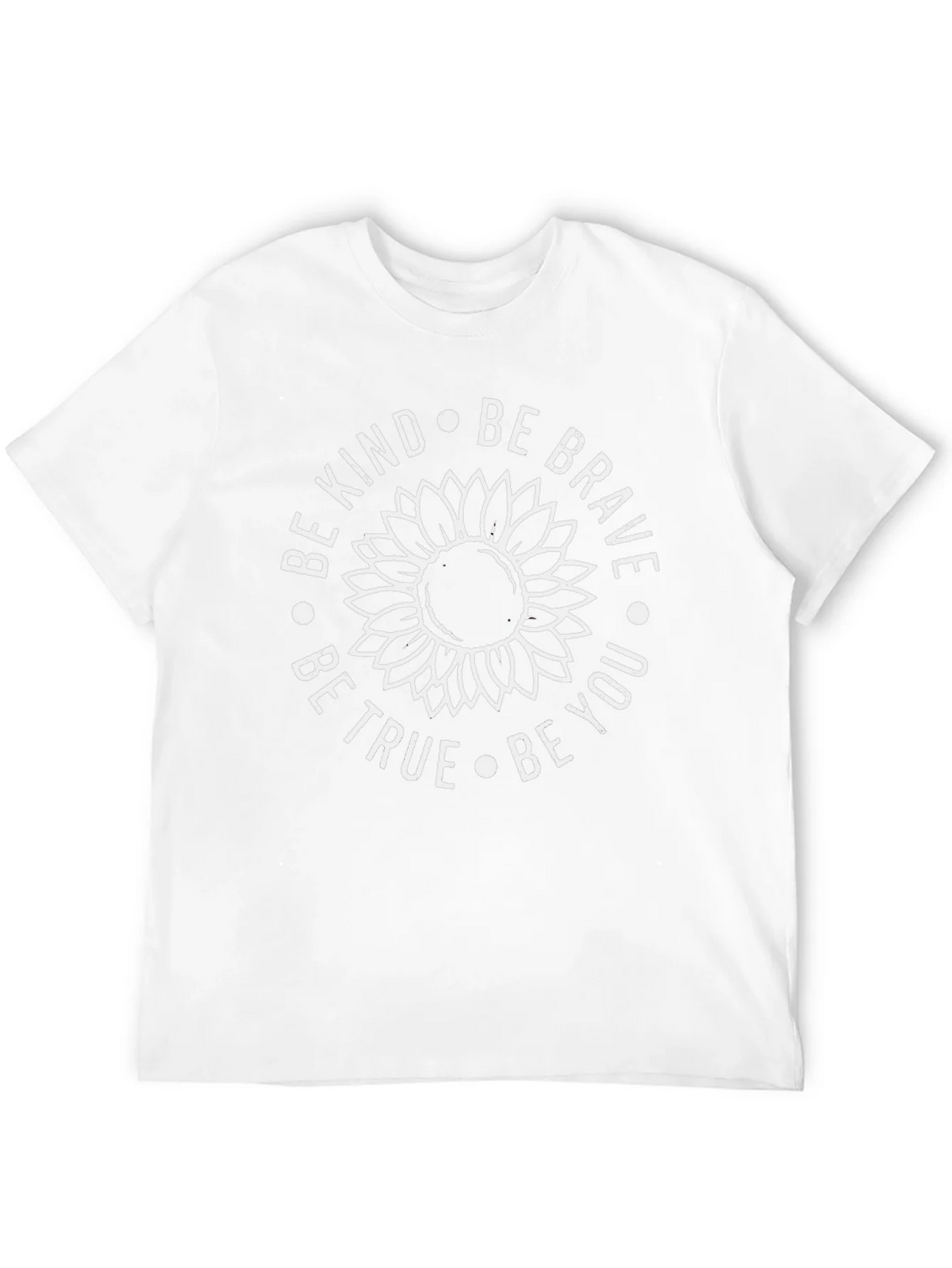 Be Kind Sunflower Graphic T-Shirt - Unisex Black Tee product image 11