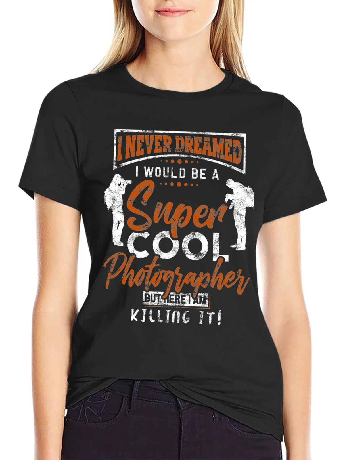 Super Cool Photographer Black T-Shirt product image 2