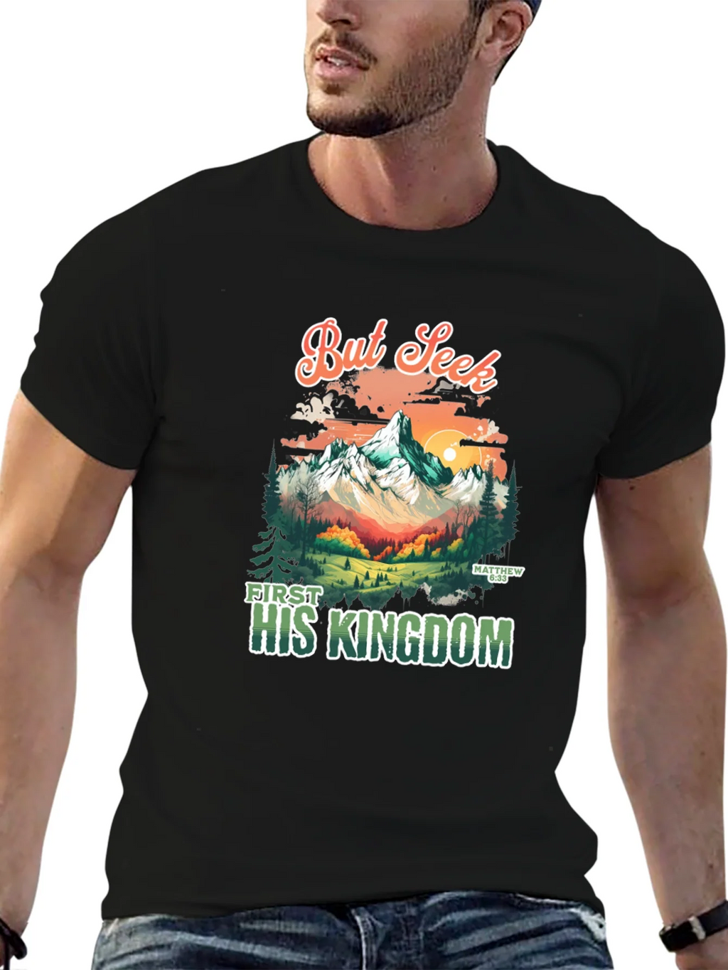 But Seek First His Kingdom Graphic Tee product image 6