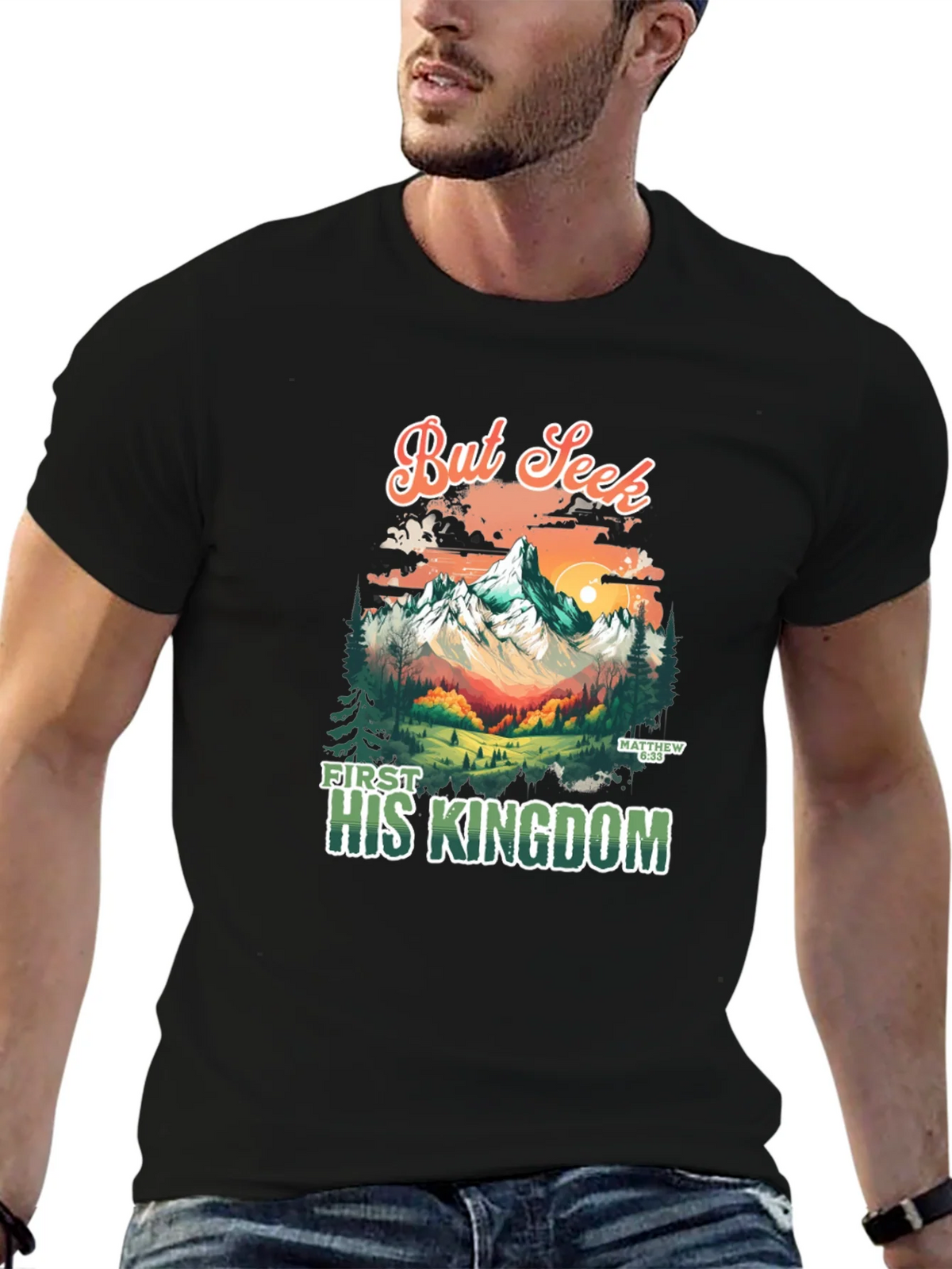 But Seek First His Kingdom Graphic Tee product image 6