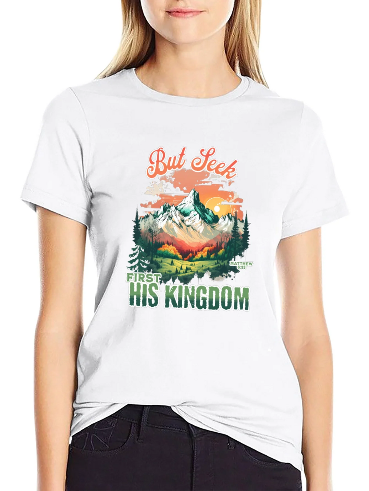 But Seek First His Kingdom Graphic Tee product image 8