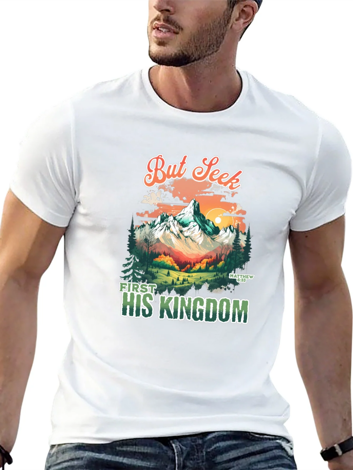 But Seek First His Kingdom Graphic Tee product image 12
