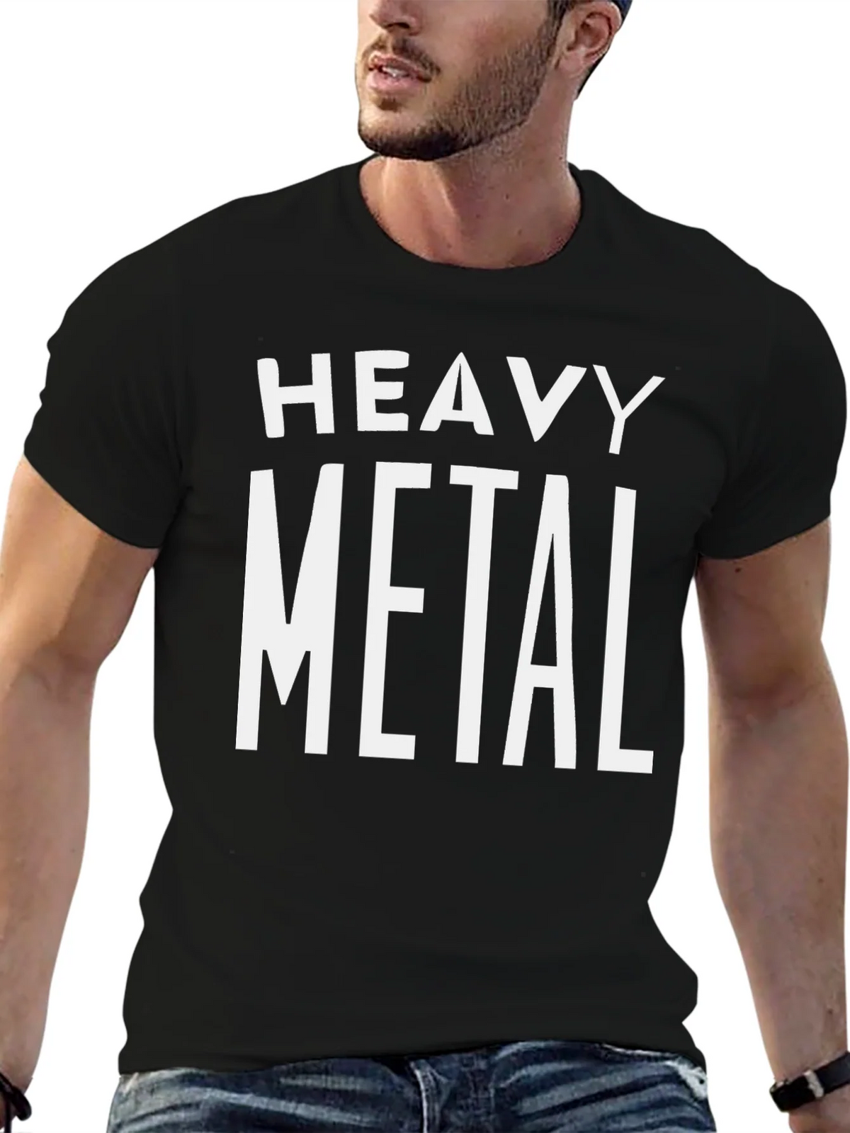 Heavy Metal Graphic Black T-Shirt product image 6