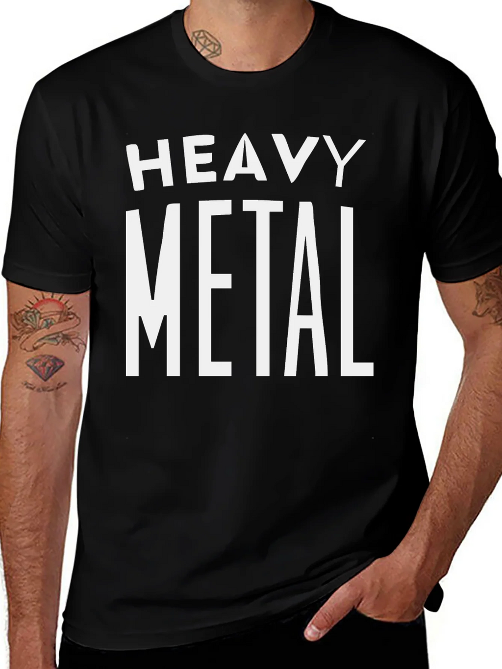Heavy Metal Graphic Black T-Shirt product image 1
